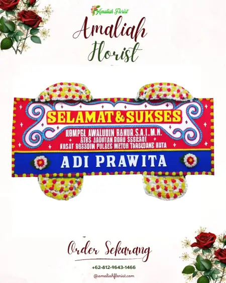 Papan Bunga Ucapan Selamat Mekarraharja